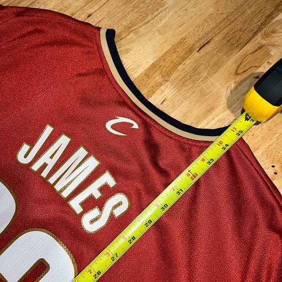 VTG Men’s Reebok Lebron James #23 Cleveland Cavaliers NBA Basketball Jersey 3XL - Picture 9 of 12